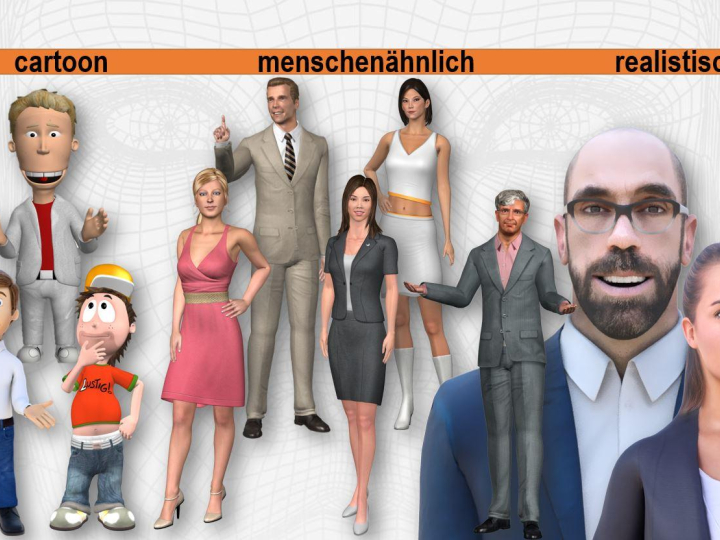 Cartoon, menschenähnlich oder realistisch? - Neue Forschungsarbeit zu Avatar-Stilen