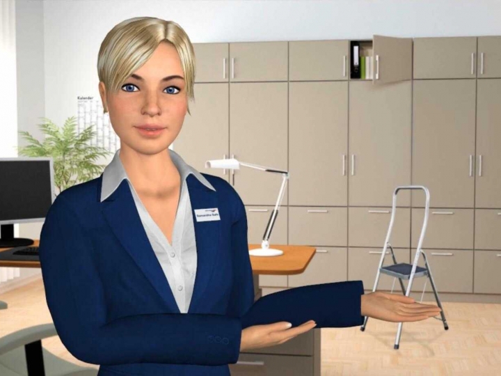 Virtuelle Trainer in einer interaktiven Schulung
